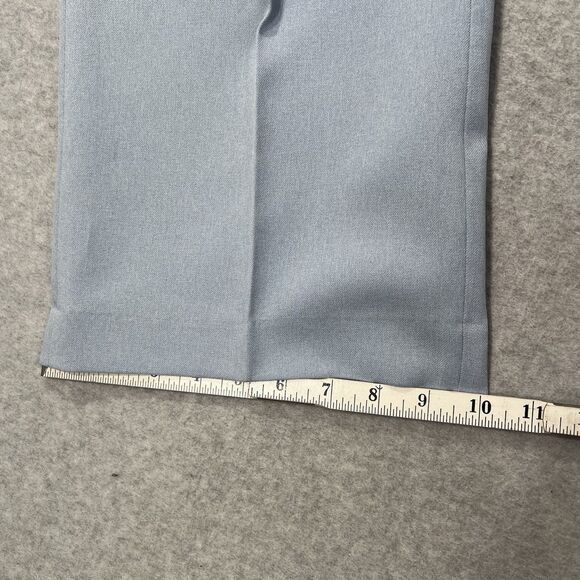 Vintage Levis Action Slacks Mens Size 34x31 Light Blue Trouser Pants flared - Picture 6 of 12